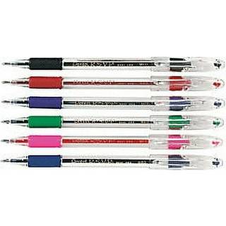 Pentel R.S.V.P. Ballpoint Pen Medium Line Assortered Ink 6 Pack (BK91BP6M)