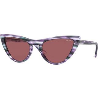 Vogue Briller VO5211SM 286869 54 Solbriller Kvinder Blue - Striped Pink Blue - 54mm