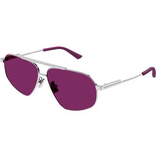 Bottega Veneta BV1194S 003 61 Solbriller Kvinder Silver - Silver - 61mm