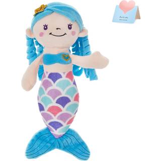 Athoinsu Blue Mermaid udstoppet dyr Soft Cute Mermaid Princess Plush Doll Toy Birthday Valentinsdag Gaver Dekorer til piger b?rn sm?b?rn 12 ''