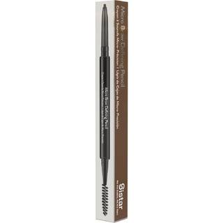 SISTAR MICRO Brow Definition Pencil Stylist Vandtæt øjenbrynblyant Ultra Fin dobbelt afsluttet fyld og form (varmbrun)