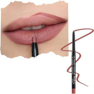 Runway Rogue Designer foring Lip Pencil Matte Medium Dusty-Rose Lip-Liner Pencil og Lip-Liner Slibenarbejde Det Babe