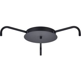 Halo Design Canopy roset til 3-4 lamper, sort