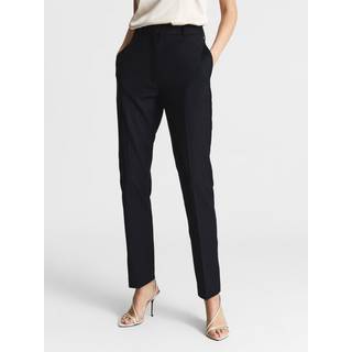 Reiss Reiss Black Haisley Wool Blend Tapered Suit Trousers