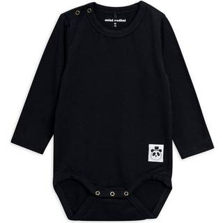Mini Rodini Babybody Sort Black-80/86 cm  Sort  80/86 cm  unisex