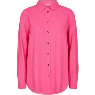 Freequent Skjorte - Lava Simple - Carmine Rose