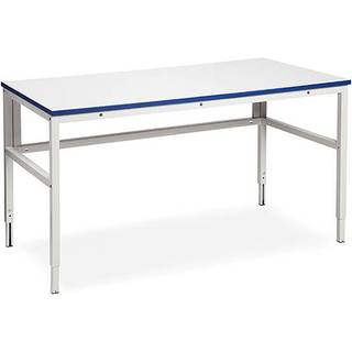 Arbejdsbord Let H 1500x800mm med 24mm grå HPL bordplade
