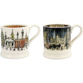 Emma Bridgewater Drømmenes Byer London og London om natten Sæt med 2 halv pint krus 1LND010013