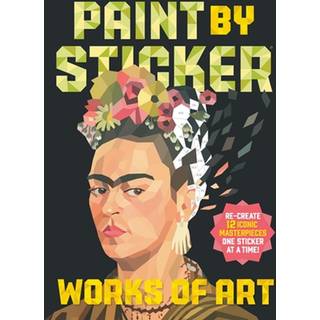Paint by sticker works of art, farvelæg 12 kendte kunstværker med klistermærker