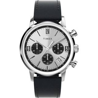 Timex Marlin Chrono Tachymeter 40mm Silver Dial