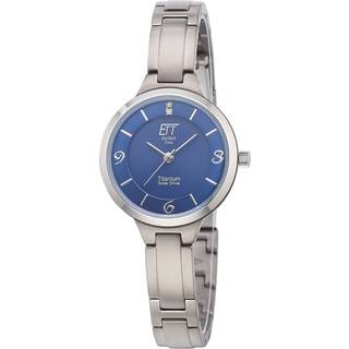 ETT ELS-12147-31M Diamond Lady Solar Drive Titan Damenuhr 28mm