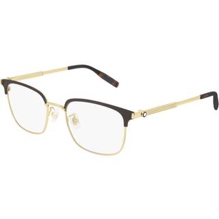Montblanc Mand MB0083OK 002 Optiske stel Metal Guld Firkantet