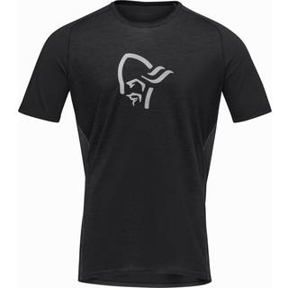 Norrøna Men's Fjørå Wool T-Shirt Caviar, M