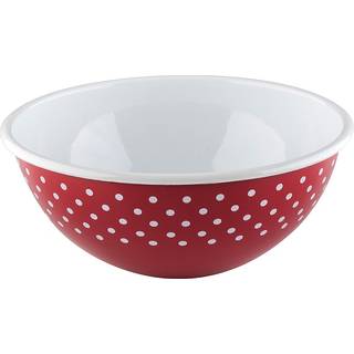 Riess Country Pünktchen Rot Schüssel 26 cm / 4,0 L - Emaille