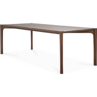 Ethnicraft - Bok Dining Table - Varnished Teak - Brown - Rectangular, 140 x 80 cm - Spiseborde - Alain Van Havre - Brun - Træ