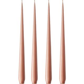 Ester & Erik Antiklys Lakeret 32 Cm 4-pak - Lys Paraffinvoks Rosy caramel - 0304-20-0
