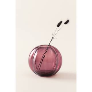 TEXAS glasvase - højde 17 cm - Lilla