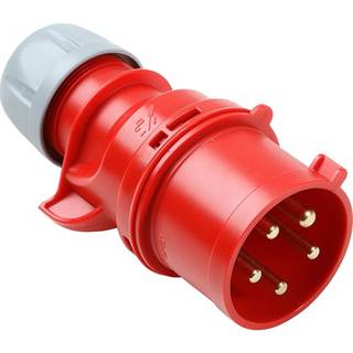 CEE stikprop 32A 3P+N+J 400V rød