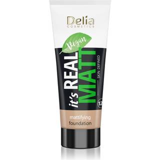 Delia Cosmetics It's Real Matt Matterende foundation Skygge 101 porcelain 30 ml - 30 ml