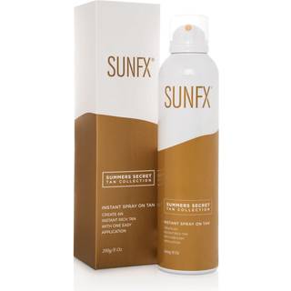 Sunfx Summer's Secret Instant Self-Tanning Spray-Medium-Dark 8oz | Streak-fri hurtigt?rrende langvarig selvbruner til en naturlig bronzet gl?d