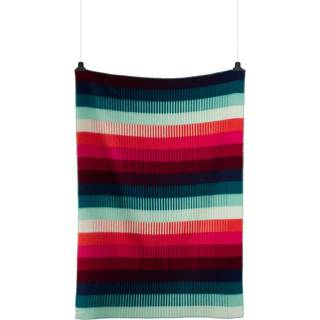 Røros Tweed Åsmund Gradient tæppe 135x200 cm Red-turquoise