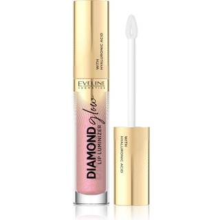 Eveline Cosmetics Diamond Glow Glimtende læbeglans med hyaluronsyre Skygge 08 Honey Glam 4,5 ml - 4,5 ml