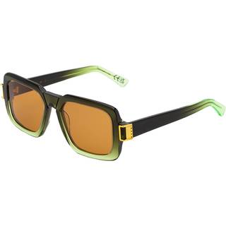 Marni Unisex Zamalek Faded Green 1W8 Solbriller Acetat Grøn Brun Firkantet Normal