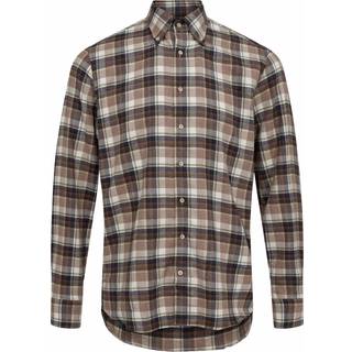 Stenströms Herren Hemd beige,braun kariert