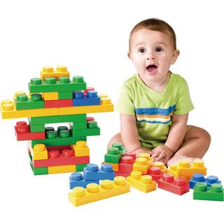 Uniplay Basic Soft Building Blocks - Kognitiv udvikling Leget?j Uddannelsesblokke Interaktivt sensorisk tyggeleget?j i alderen 3 m?neder og op (3