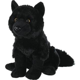 Wild Republic Wolf Plush Fyldt Animal Plush Toy Kids Gifts Black 12 """"