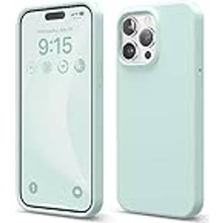 Elago Liquid Silicone Case kompatibel med iPhone 15 Pro Max Premium Silicone Full Body Protection Case [4-lags Anti-Shock Structure] Soft Microfi
