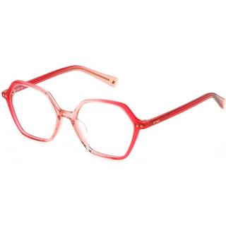 Sting VSJ711 09AF 50 Briller Mænd Lyserød - Transparent Red Gradient Coral Pink - 50mm