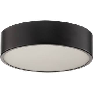 Cleo 300 loftlampe, sort, sensor, IP20, Ø 30 cm, metal