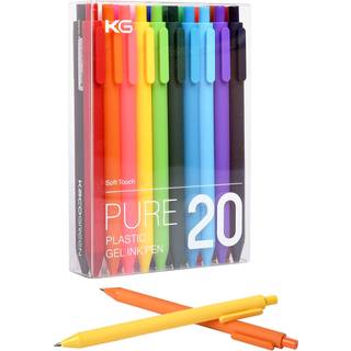 Udtr?kkelige gelpenner 20 forskellige farver