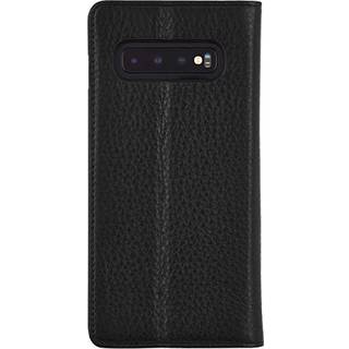 Case -mate - tegnebog Folio - Samsung Galaxy S10+ l?der tegnebog Folio Case - Sort l?der