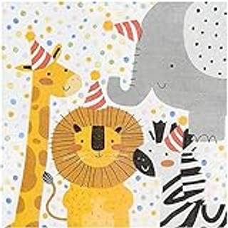 Safari servietter, 33 x 33 cm