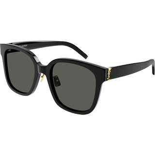 Saint Laurent SL M105/F Asian Fit 006 55 Solbriller Kvinder Black - Shiny Black - 55mm