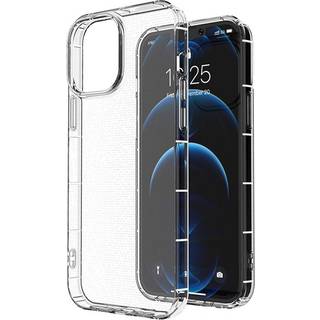 iPhone 14 Pro Max Fleksibel Plastik Airbag Bagside Cover - Gennemsigtig