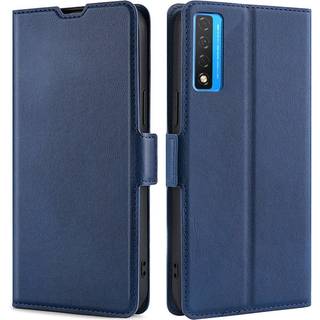 TCL 20L Slim Kunst Læder Flip Cover m. Standerfunktion - Blå