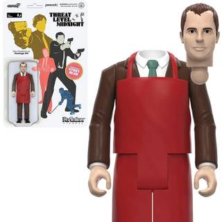 Super7 Office Threat Level Midnight Toby Flenderson som gidsler #4-3.75 """" Kontorhandlingsfiguren med tilbeh?r klassiske tv-show Collectibles and