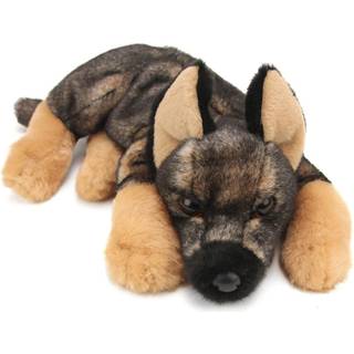 Douglas MYA Tysk Schæferhund Plysdyr - Ekstremt Blødt, Med Løse Ben, Hvalp Med Ravfarvede Øjne