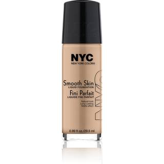 N.Y.C. New York Color Smooth Skin Foundation varm beige 1 v?ske ounce