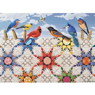 SunSout Inc - Feathered Stars - 500 PC Jigsaw Puzzle Af kunstner: Rebecca Barker - F?rdig st?rrelse 18 """" X 24 """" - MPN# 24210