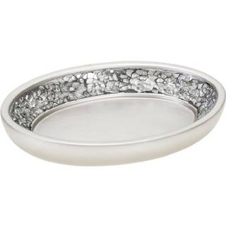 Knækket glas sæbe skål til badeværelse dekorativ tør bar sæbeholder bedste retter til vask/bad/bruser indretning.