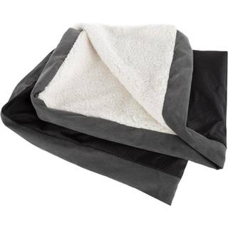 PETMAKER Udskiftningsbetrk til hundeseng ? Dyne til kledyr med Sherpa-top skridsikker bund Gr mikroruskind - Hundeseng Vaskbart aftageligt bet