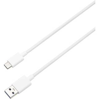 Linocell USB-A til USB-C 3.0-kabel - Hvid - 1 m