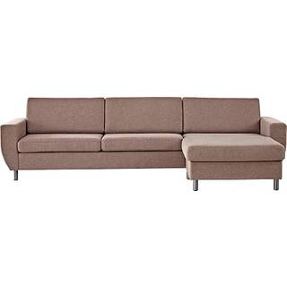 Urban 3D XL vendbar sofa m. chaiselong - taupe