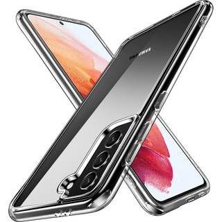 Samsung Galaxy S21 Crystal Clear Hybrid Plastik Cover - Gennemsigtig