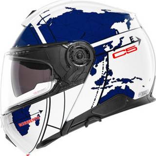 SCHUBERTH C5 Globe Blue hvid 61