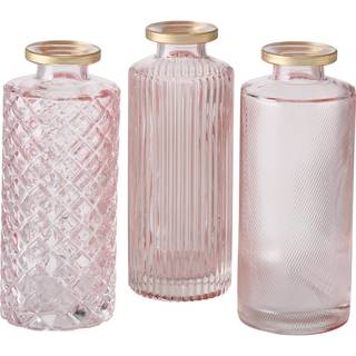 Små vaser Adore i glas, sæt á 3